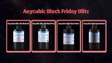 Black Friday blitz! A guide video to learn all latest resin of Anycubic in 2023.