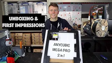 РАСПАКОВКА И первые впечатления — 3D-принтер ANYCUBIC MEGA PRO 2 в 1
