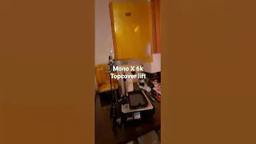 Topcover lifting system for resin printer Anycubic Photon mono X 6k.