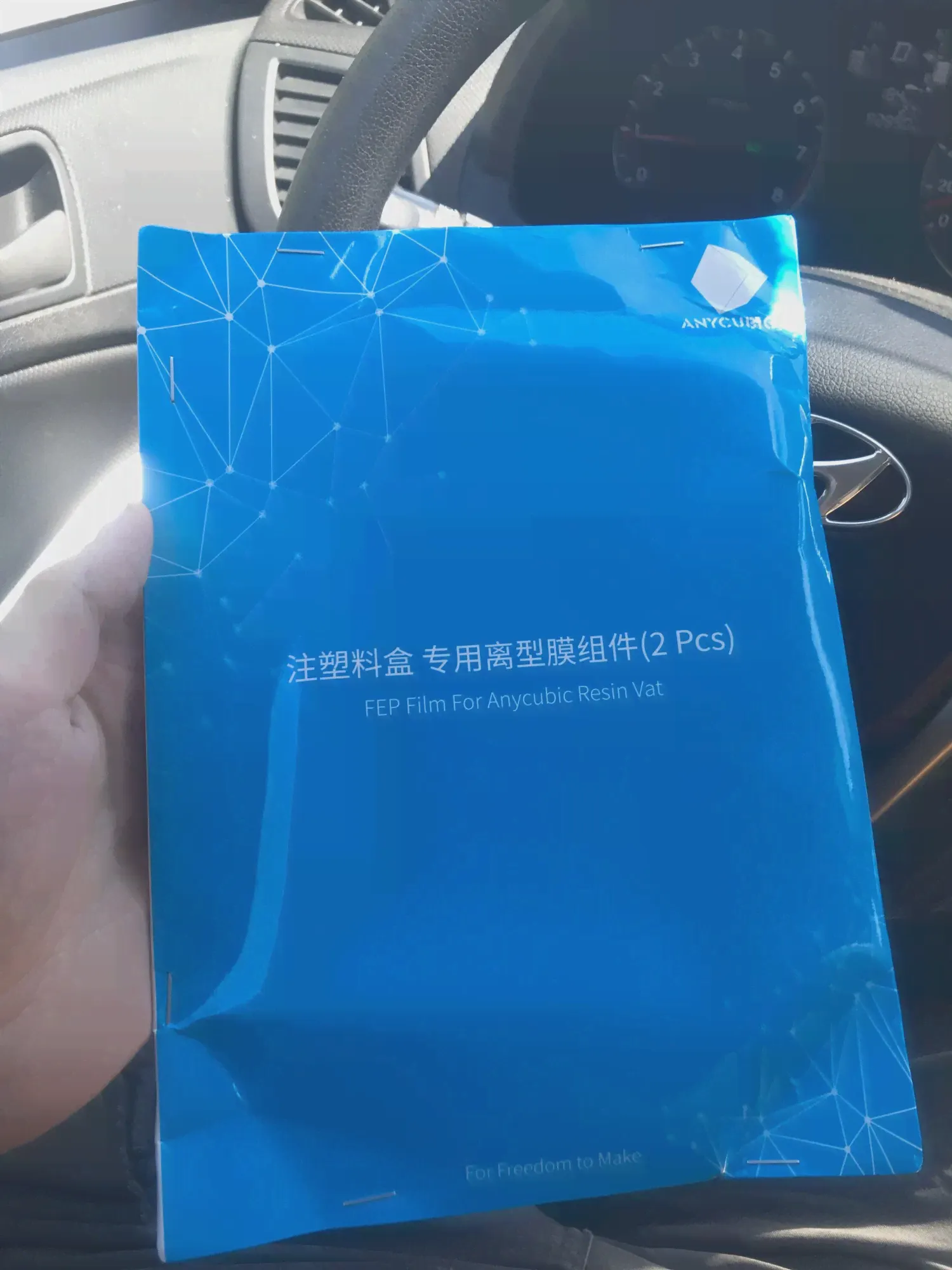 🛍 ANYCUBIC Photon Mono, Photon Mono 4K, Photon Ultra 2 шт. FEP пленка с фиксированным кольцом Смола LCD 3D принтер 3D Печатный аксессуар-0