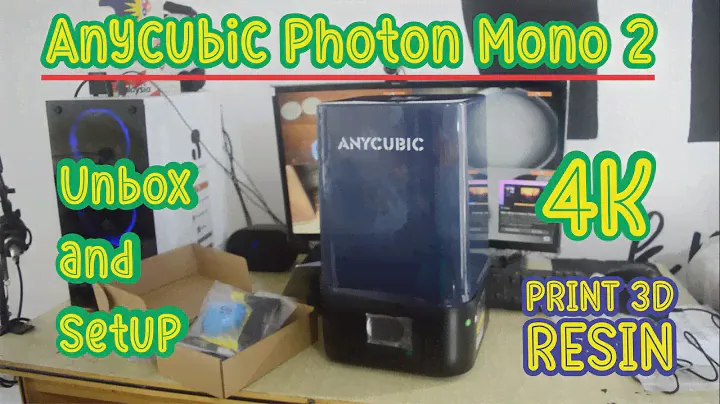 Anycubic Photon Mono 2- 4K - Unbox and Setup (3D PRINT RESIN)