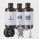RESIONE Жесткая Смола 3D Принтера ABS, как 3d УФ-Смола для ЖК-дисплея Elegoo Anycubic 3D Печать УФ 405nm Фотополимерная смола