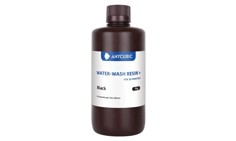 Фотополимер Anycubic Water-Wash Resin+ Black (1 кг)