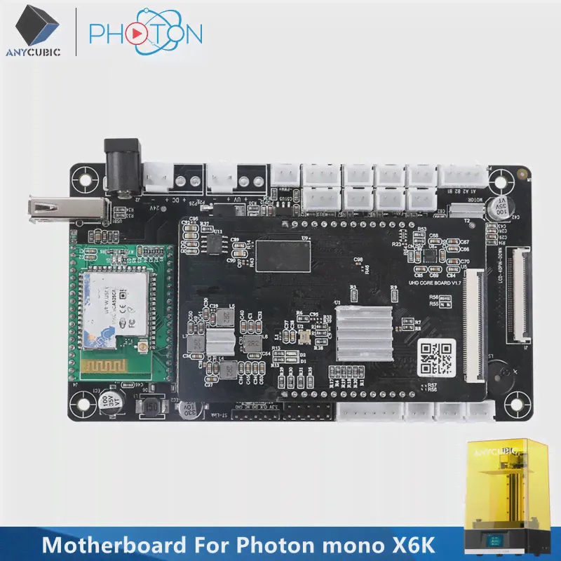 ANYCUBIC Оригинальная Материнская плата Photon Mono X 6K 3D принтер с Чипом Dith Tutorial Chip Простая Установка Для Photon Mono X Photon X-0