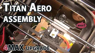 Titian Aero assembly in my new bracket - anycubic 4MAX upgrade