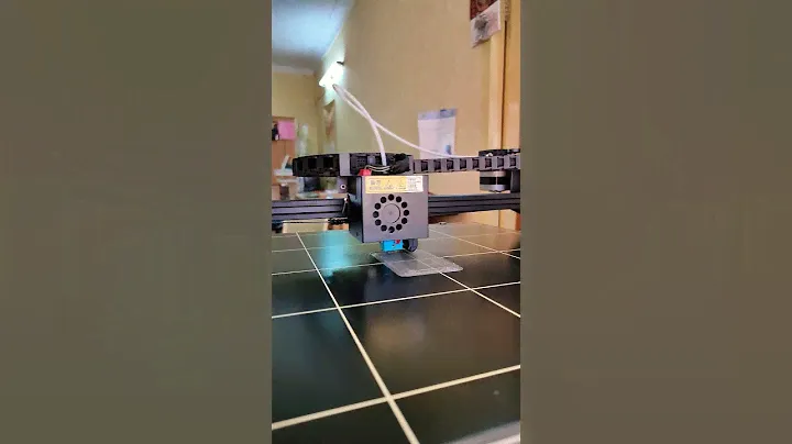 Printing after long time after the leveling problem fixed in Anycubic Chiron