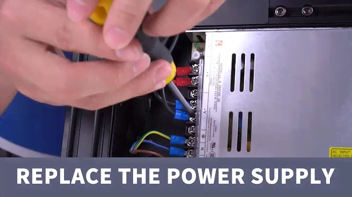 Replace the power supply for Anycubic Vyper