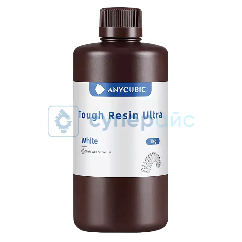 Смола для 3D принтера Anycubic Tough Resin Ultra сверхпрочная, белая, 1 кг