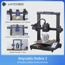 3D-принтер Anycubic Kobra 2 в 5 раз быстрее, Максимальная скорость печати 250 мм/с LeviQ 2.0 с автоматическим выравниванием Smart Z-Offset, Новый Прямой Экструдер