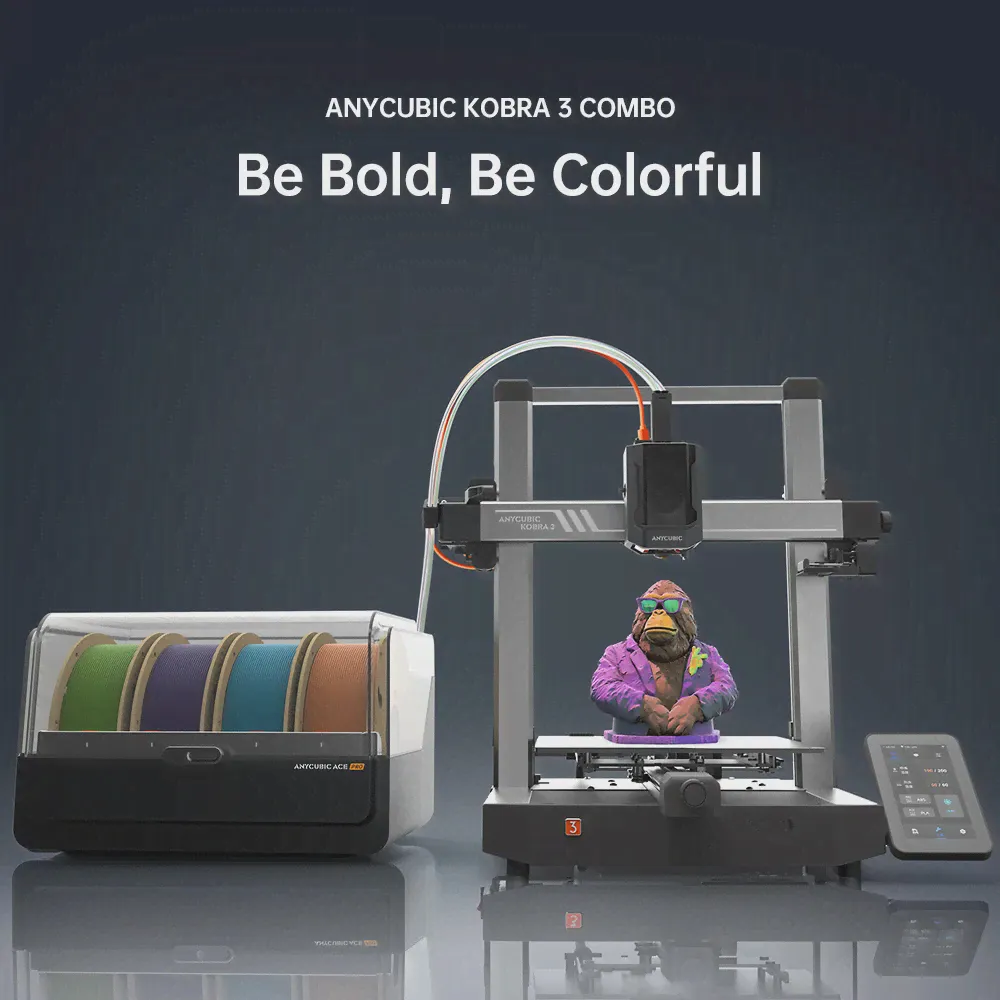 ANYCUBIC K3 комбинированный многоцветный FDM 3D-принтер с максимальной скоростью печати 600 ммс размер сборки 250 мм x 250 мм x 260 мм печать в 4-8 цветах (art.: 3920c6a275b47)-1
