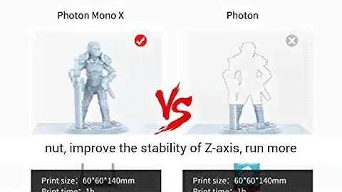 ANYCUBIC Photon Mono X 3D Printer, UV LCD Resin Printer with 8 9