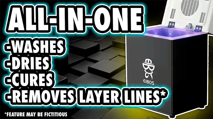 EIBOS OCEANUS All-In-One Wash & Cure Review - CLEAN your RESIN PRINTS the EASY way!