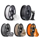 ANYCUBIC 5KG/10KG/20KG High Speed PLA PETG PLA+ 3D Drucker Filament 1.75mm Glatt