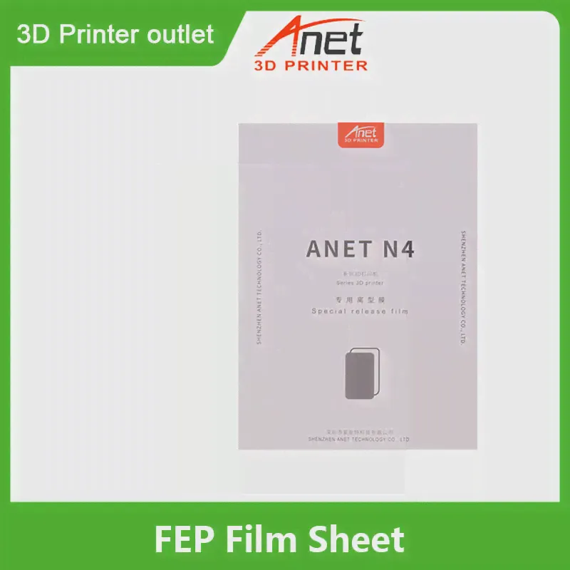 Anet Release Film Профессиональный Лист Пленки FEP Прозрачный Размером 200*150 мм для ELEGOO Mars Anycubic photon CREALITY LD-001