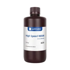 Фотополимерная смола Anycubic High Speed Resin для 3D принтера 405нм Серый (Grey) 1 л.