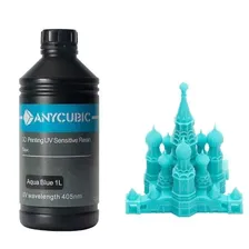 Фотополимерная смола Anycubic Basic 0.5 л Голубой