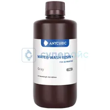 Светоотверждаемая смола Anycubic Water Wash Resin+, серая, 1 кг