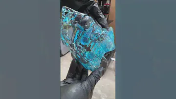 Clear Blue Mempo Mask 3D printer: AnyCubic Photon Mono X2. File available on kawaiiwong.com