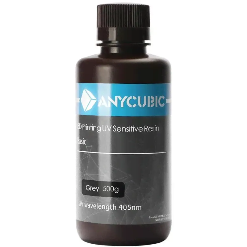 Фотополимер Anycubic Basic, серая, 0,5 кг, 1758231