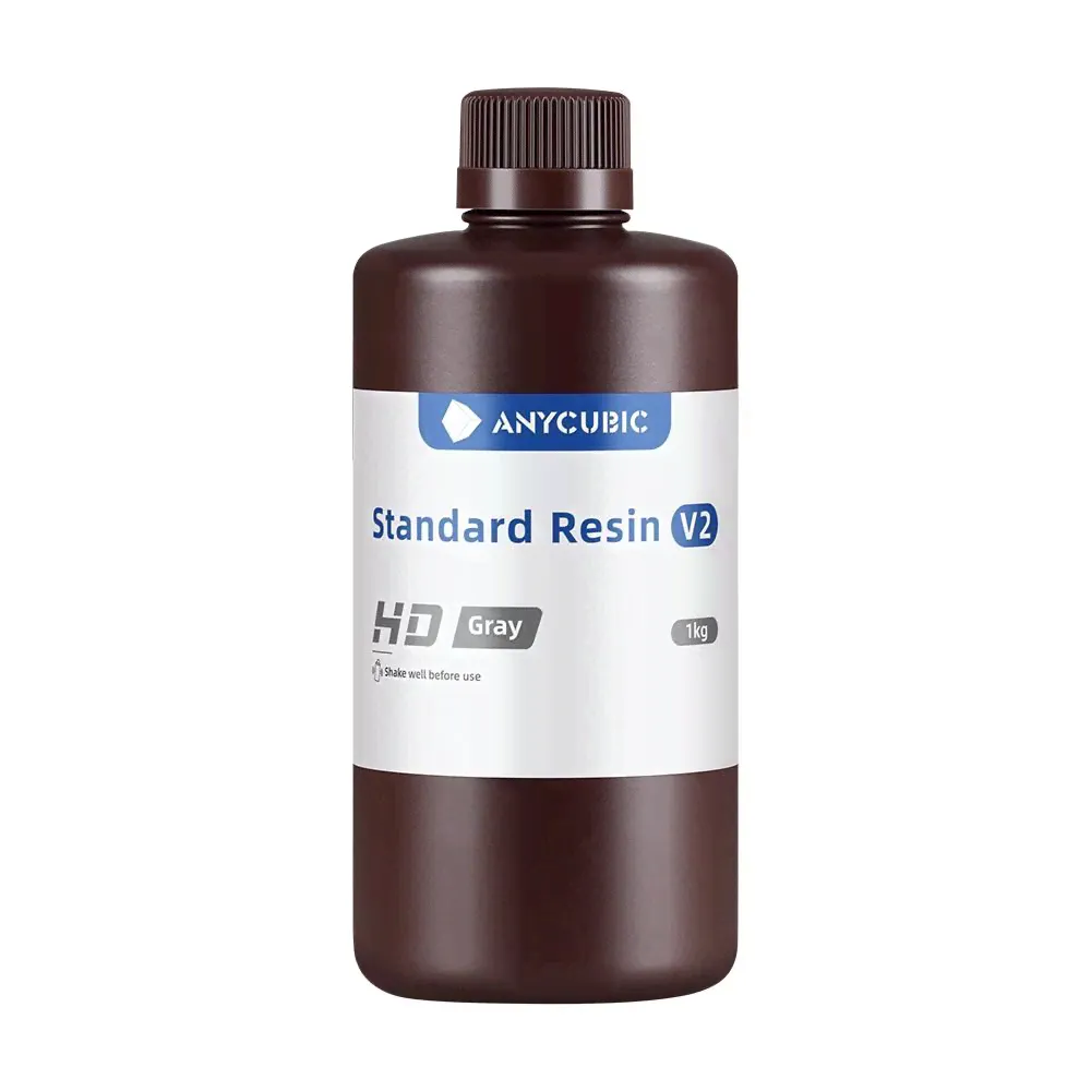 Фотополимерная смола Anycubic Standard Resin V2 (цвет: серый HD), 1 кг.