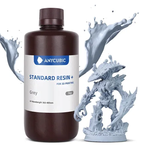 Anycubic Standard Resin+, Серая фотополимерная смола