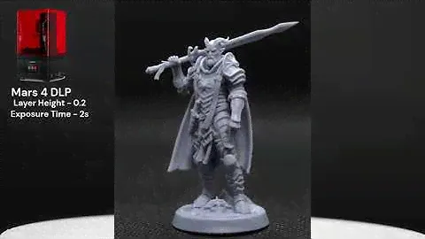 Mars 4 DLP Print results - vs Photon D2 vs Sonic Mini 8k