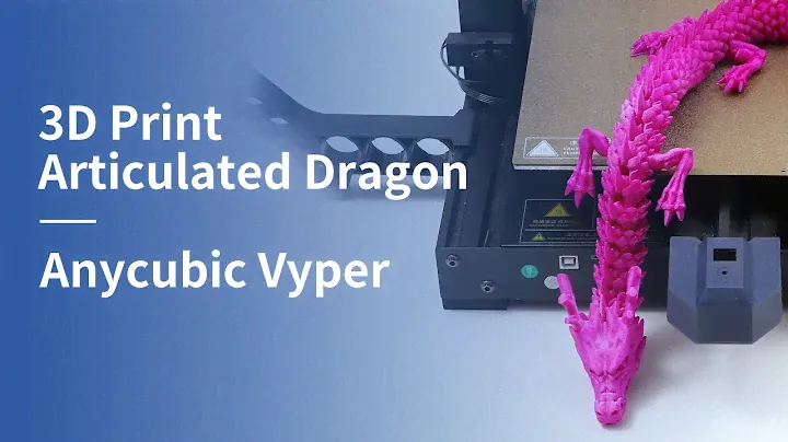 3D printed this Legendary Dragon with Anycubic Vyper 🐉