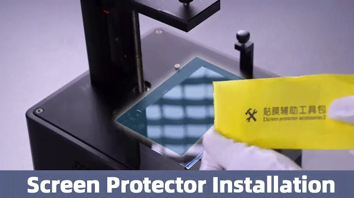 Установка защитной пленки Anycubic Photon Mono 4K