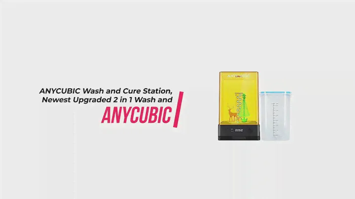 ANYCUBIC Wash and Cure Station, Newest Upgraded 2 in 1 Wash and Cure 2.0 Machine for Mars Anycubic