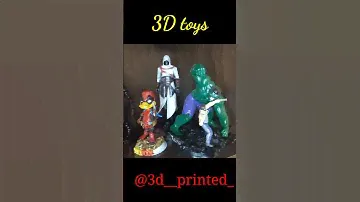 Toys printed on 3D printer Anycubic MegaZero 2.0