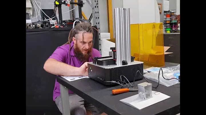 Unboxing & First Print On The Anycubic Mono X 3D Printer.