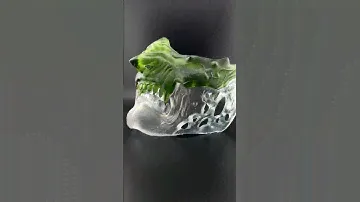 Resin 3D Printing Oni Mask with Non-Yellowing High Clear resin by Anycubic  STL file available