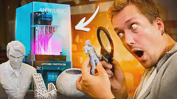 IMPRIMANTE 3D RÉSINE liquide et QUALITÉ FOLLE !? Merci l'ANYCUBIC PHOTON D2 et la techno DLP !!!