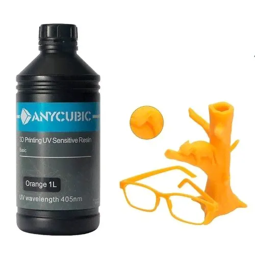 Фотополимерная смола Anycubic Basic 0.5 л Оранжевый-0