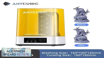 ANYCUBIC Wash & Cure 3 4 Liters Large Volume Washing Curing 2-in-1 Review