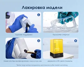 Фотополимерная смола Anycubic High-Clear (ультра-прозрачная, 1 кг.)