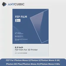 ANYCUBIC 2 шт./лот FEP пленка Для 3D-принтера Photon Mono X, Photon X, X 6K, M3 Plus, X2 из смолы FEP Пленка для 3D-принтера