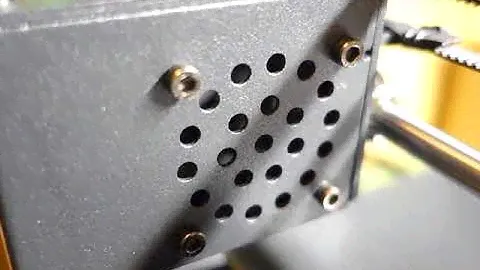 Anycubic i3 Mega brand new came with broken hotend Fan
