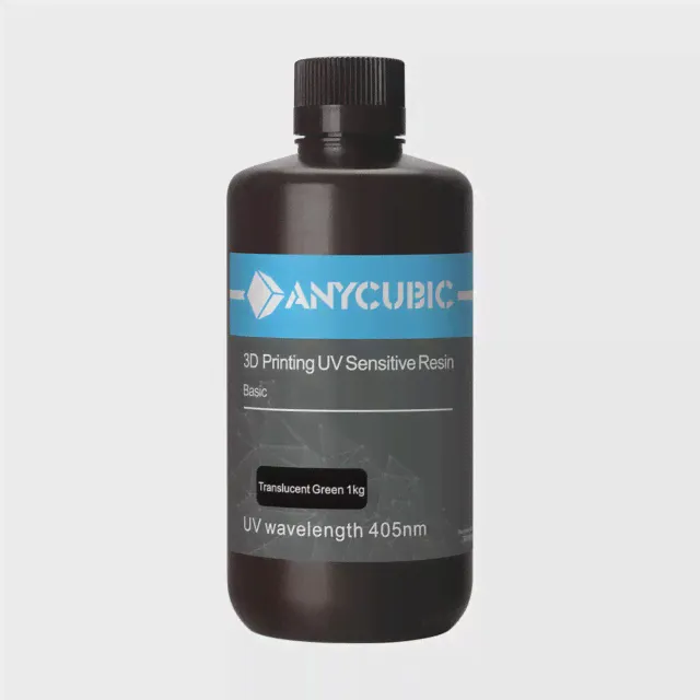 Фотополимер Anycubic Colored UV Resin янтарно-зеленый-0