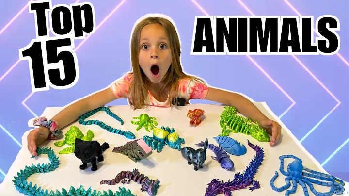 Top 15 Best Articulated Animals to 3D Print!