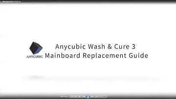 Anycubic Wash & Cure 3 mainboard replacement guide