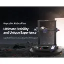 3D принтер ANYCUBIC KOBRA PLUS, 30x30x35, большой размер, 25 точек, автоматическое выравнивание, FDM 3D-печать, быстрая скорость, FDM 2023