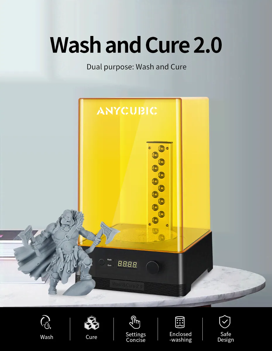, UV ,  Anycubic Wash and Cure 2