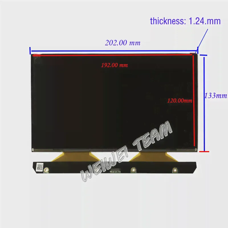 Монохромный ЖК-дисплей 8,9 дюйма 4k для anycubic Photon Mono X 3D принтер mono LCD s Mipi плата контроллера 3840x2400 (art.: 3a39deb168e)