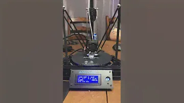 Mistreated Anycubic Kossel printing beautifully
