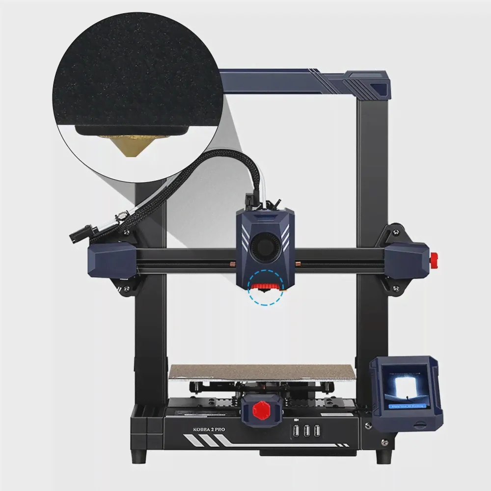 Для Anycubic Kobra 2 Hotend 24 в 60 Вт горло для Anycubic Kobra 2 NeoProPlus термистор тепловой блок нагревательный стержень тефлоновая трубка (art.: 3920c47ba5781)-1