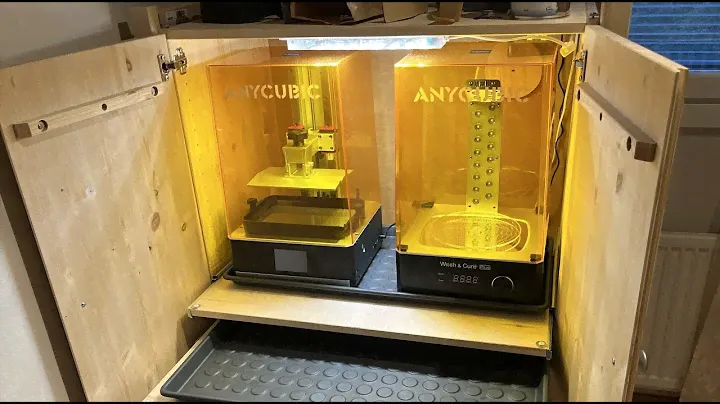 IKEA Ivar 3D Resin Printing Station with Anycubic Photon Mono X 6K