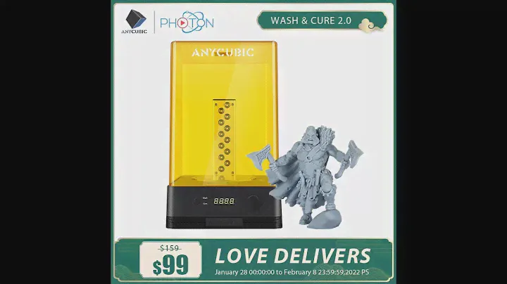ANYCUBIC Wash & Cure 2 0  for Photon S Photon Mono X SE 2 in 1 Curing Washing Machine for LCD S