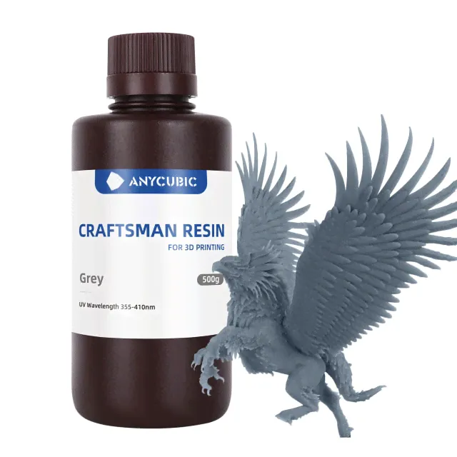 Фотополимерная смола ANYCUBIC Craftsman для 3D-принтера 0.5Л серый