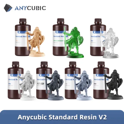 Buy 5 Pay 3 ANYCUBIC Standard Resin V2 Upgrade 405nm Resin For LCD 3D Printer-0